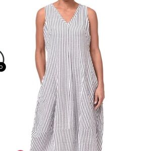Tulip / Murphy Seersucker Striped Sleeveless Dress